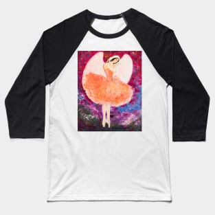 Angel Ballerina Baseball T-Shirt